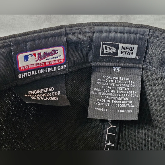 Chicago White Sox New Era 59Fifty Fitted 7 3/8 Hat Baseball On-Field Cap Black - Picture 9 of 11